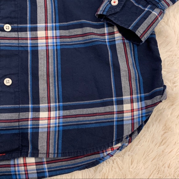 Aeropostale Men’s MEDIUM Shirt Long Sleeve Plaid - Picture 3 of 5